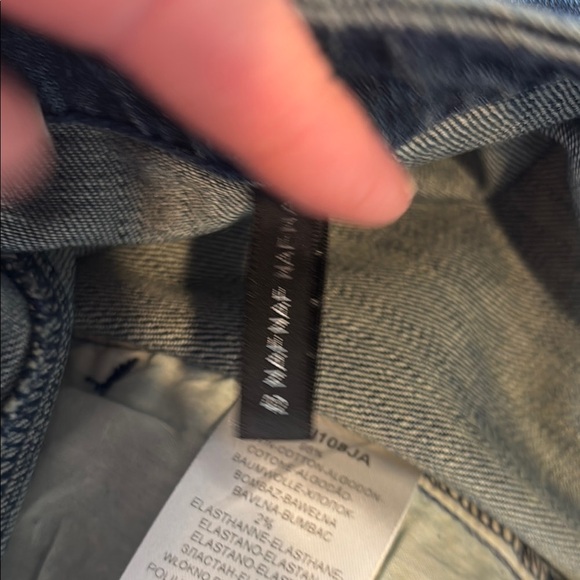 NAF NAF Blue Mini Skirt Casual Night Out 42 - Picture 4 of 4